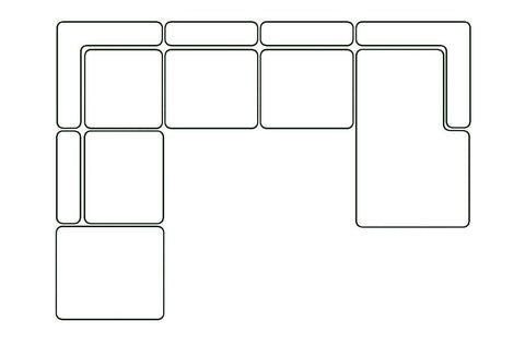 Panoramique pouf à gauche