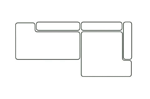Angle droite assise allongée