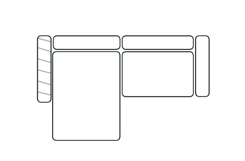 Angle gauche avec dossier