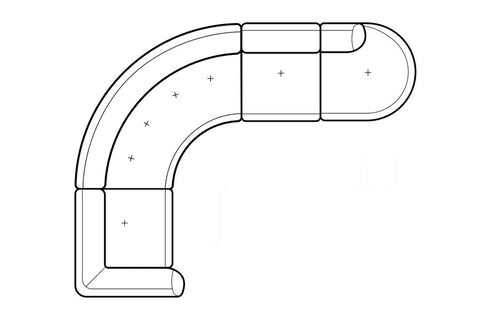 Angle L droite avec courbe